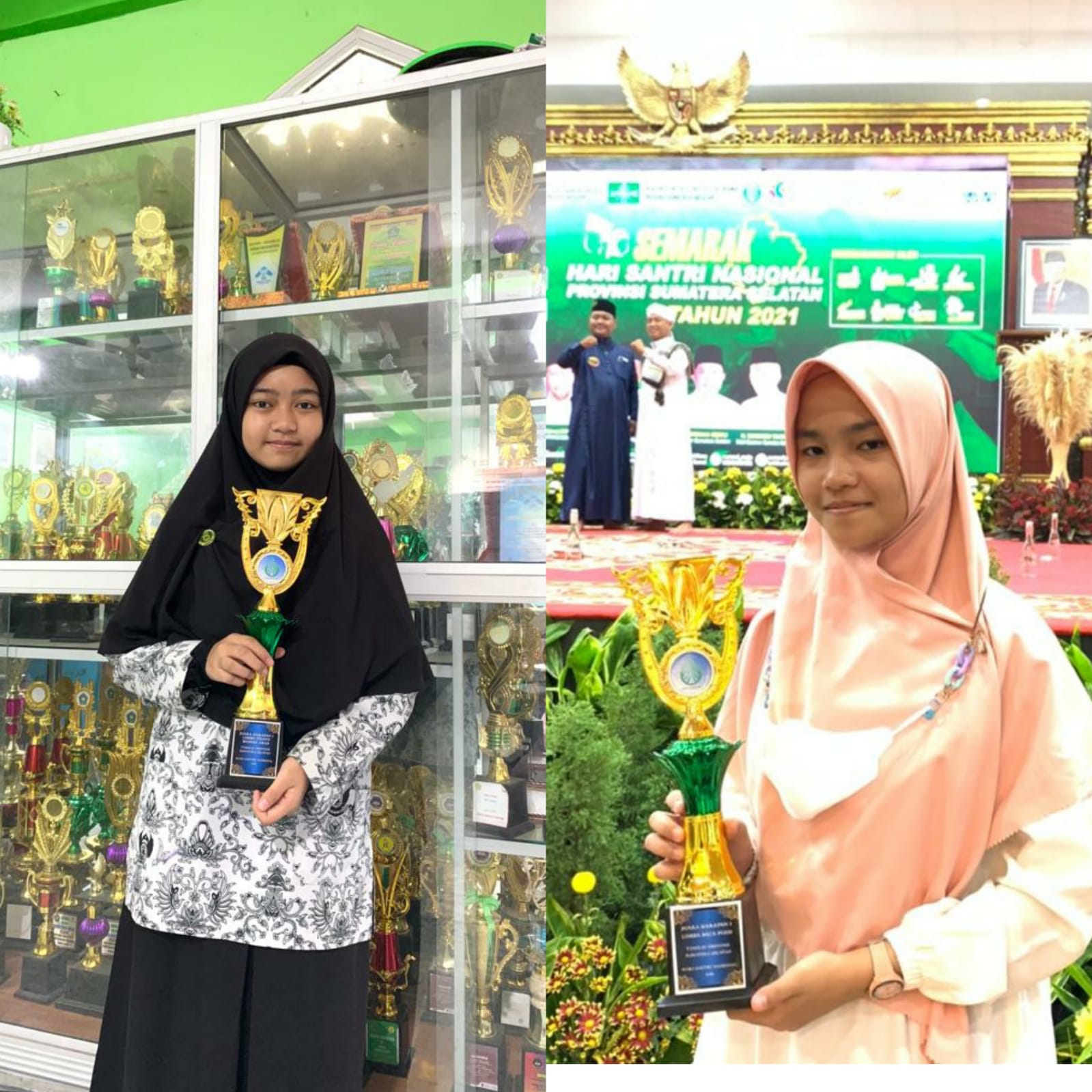 Dua Santri Ponpes Al-Ittifaqiah Sabet Juara Semarak Hari Santri Nasional Provinsi Sumatera Selatan